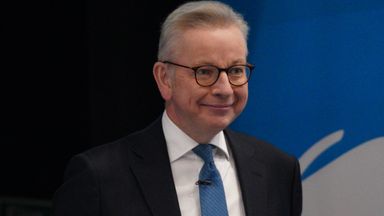 Communities Secretary Michael Gove arriving to give his keynote address during the Conservative Party Conference in Manchester. Picture date: Monday October 4, 2021.